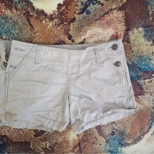Women's Juniors Mossimo  Side Button Denim Shorts Size 5 Wicked Cool 4 Pocket